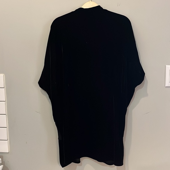 Velour long cardigan with 3/4 sleeves by Only. - Picture 2 of 4